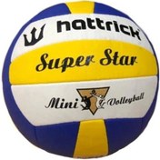 Resim Hattrıck Superstar Mını Voleybol Topu Sarı Lacivert Beyaz Lacivert Beyaz Lacivert - Beyaz 