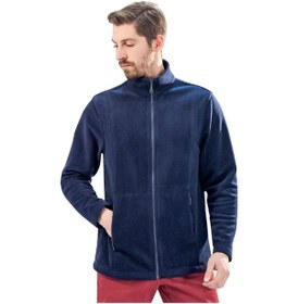 Resim Şensel, Erkek Polar Mont, Lacivert -99E445- Cepli, Outdoor 