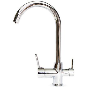 Resim Su Arıtma Musluğu 3 Yollu Arıtmalı Musluk Batarya Kuğu Model 