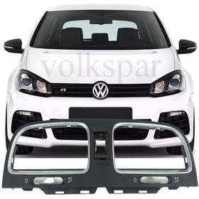 Resim Golf 6 2008-2012 Model Arası Uyumlu Torpido Orta Havalandırma Izgara Çerçevesi 