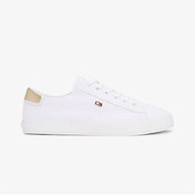 Resim Tommy Hilfiger Vulc Lace Up Kadın Beyaz Sneaker 