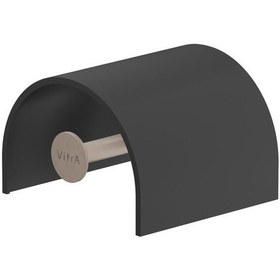 Resim Vitra Origin A4488834 Kapaklı Tuvalet Kağıtlığı Fırçalı Nikel 