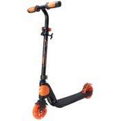 Resim Evo 2 Tekerlekli Katlanabilir Light Speed Işıklı Scooter Turuncu 