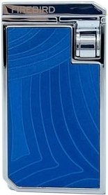 Resim Firebird Parlak Krom Çift Torch Puro Çakmağı - Mavi 