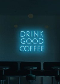 Resim Twins Led Drink Good Coffee Yazılı Neon Tabela Buzmavisi Model:model:29573366 Buz Mavisi 