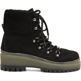 Resim Pierre Cardin® | Pc-52169-3477 Siyah Suet - Kadın Bot 