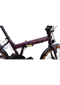 Resim Carraro Flexı 121 20 Jant 21 Vites 35 Cm V-fren Katlanır Bisiklet - Mat Viola Bakır Mat Viola - Bakır 