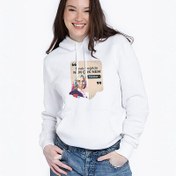 Resim Esprili Celsius Tasarımlı Kapşonlu Kadın Sweatshirt 
