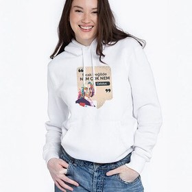 Resim Esprili Celsius Tasarımlı Kapşonlu Kadın Sweatshirt 