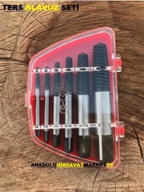 Resim Range 6 Parça Ters Kilavuz Seti Pafta Klavuz Takimi 