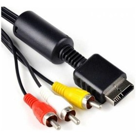 Resim Playstation PS2 PS3 TV AV Bağlantı Kablosu 2 Metre 