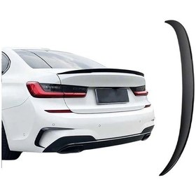 Resim Autogp Bmw G20 Bagaj Üstü Spoiler Siyah Boyalı Plastik 2019+ Agp-bgz-sp-145378 