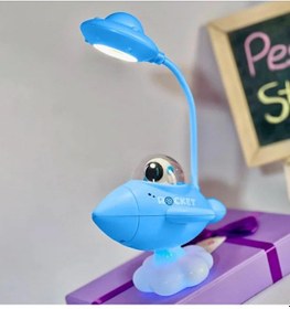 Resim Rocket Gece Lambası Ve Masa Lambası Usb Şarjlı Led Işıklı Roket Tasarımlı Çocuk Odası Lambası Mavi 
