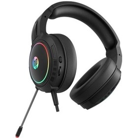 Resim Hp Dhe-8006 Mikrofonlu Ses Kontrollü Gaming Usb Siyah Başüstü Kulaklık 