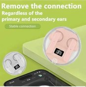 Resim Pembe E10 Tws Bluetooth Kulaklık Kablosuz Kulaklıklar Gürültü Azaltma Stereo Su Geçirmez Kulakiçi Kulaklık Xiaomi Iphone İçin 