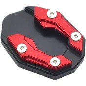 Resim Hightower Dayanıklı Alüminyum Alaşım Motorculuk Ayağı Pedi - Kolay Montaj, 5 Renk Seçeneği, Kırmızı 
