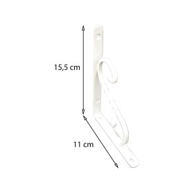 Resim Ferforje Raf Altı No:1 Beyaz 