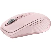 Resim Logitech MX Anywhere 3S Kompakt 8000 DPI Optik Sensörlü Sessiz Bluetooth Kablosuz Mouse - Pembe 