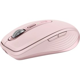 Resim Logitech MX Anywhere 3S Kompakt 8000 DPI Optik Sensörlü Sessiz Bluetooth Kablosuz Mouse - Pembe 