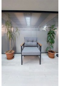 Resim Safir Bahçe,balkon,çayseti,ofis,cafe,teras Koltuk,berjer Gri 