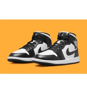 Resim Nike Air Jordan 1 Mid “panda” Unisex Basketbol AYAKKABISI-DV0991-101-TANEM Sport 