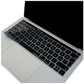 Resim Türkçe Q Silikon Klavye Koruyucu Apple Uyumlu Macbook Touch Bar 13-15 A1706-a1989-a2159 / A1707-a1990, Enter L Biçimli, Sessiz Yazım, Temizlenebilir, Dayanıklı Koruma Sku: Smg8690010103642 