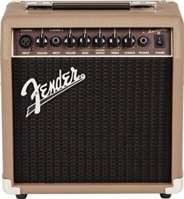 Resim Fender Acoustasonic 15 Watt Combo Akustik Gitar Amfisi 
