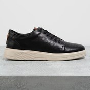 Resim F By Fabrika Siyah Erkek Deri Sneaker REODENDO 