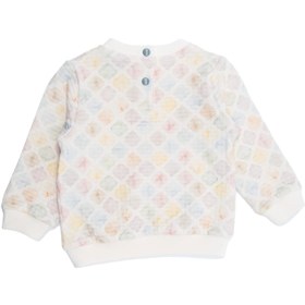 Resim Organik Pamuk Desenli Bebek Sweatshirt - 18 Ay 