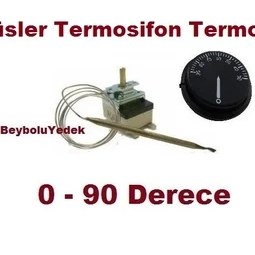 Resim FullYedek Süsler Termosifon Termostat Otomatik 0 - 90 Derece Ayar 
