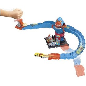 Resim Hot Wheels Düşmanlarla Mücadele Serisi Gorilla Saldırısı Hotwheels Oyun Seti 