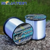 Resim SIIUATION 500m/546m Florokarbon Naylon Balıkçılık Hattı - Yüksek Dayanıklılık ve Dayanıklılık, Gradyan Beyazdan Maviye Tasarım, Tatlı Su Balıkçılığı İçin Mükemmel, Balıkçılar İçin İdeal Hediye, Balıkçılık Ekipmanları, Balıkçılık Hattı, Balıkçı Ekipmanları, Gradyan Renkli Hattı, Yüksek Kaliteli Hattı 