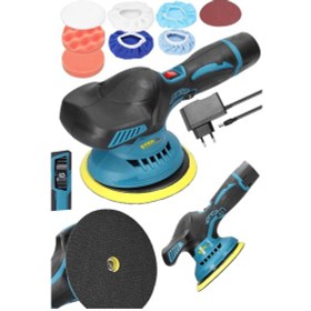 Resim Staxx Power SORB 150 21V Orbital Akülü Polisaj Zımpara Makinesi 