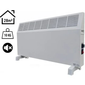 Resim Elektrokonfor Konvektör 2500W Manuel Elektrikli Isıtıcı Beyaz 