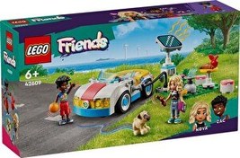 Resim LEGO Friends Elektrikli Araba Ve Şarj İstasyonu 42609 