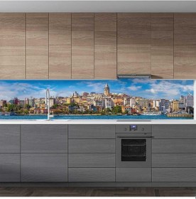 Resim Mutfak Tezgah Arası Folyo Fayans Kaplama Folyosu İstanbul Galata 