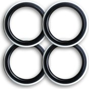 Resim inoltrare Lüks Siyah Beyaz Lastik Yanağı Yanak 15 Jant 1tk 4 Ad 