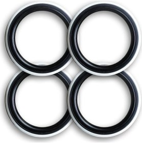 Resim inoltrare Lüks Siyah Beyaz Lastik Yanağı Yanak 15 Jant 1tk 4 Ad 