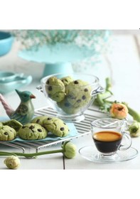 Resim LAV Roma Cam Espresso Fincan Seti 6 Kişilik 95 ml (6 Espresso Fincanı ,6 Fincan Tabağı) 