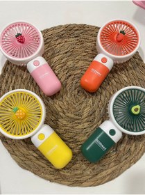 Resim Tasarım Mini Fan Masaüstü Taşınabilir Telefon Stantlı Vantilatör (Stokta Hangisi Varsa O Gönderilecektir ) 