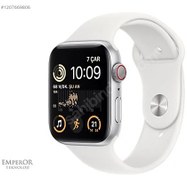 Resim Apple Watch SE 2 GPS + Cellular 44mm Gümüş Rengi Alüminyum Kasa 