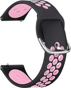 Resim Yıldızan GTR 47mm Sport Band için Kordon Siyah Pembe 1032194 