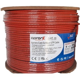 Resim APRONX Cat6 23Awg 305 Metre Outdoor 0,57Mm Turuncu Utp Kablo 