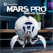 Resim Gümrük Bey Gravastar Mars Pro Taşınabilir Kablosuz Bluetooth Hoparlör 15 Saat Oynatma Süreli Modern Tasarımlı 