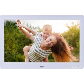 Resim 10 İnç Geniş Lcd Ekranlı Dijital Fotoğraf Çerçevesi 1024 600 Yüksek Çözünürlüklü Elektronik Fotoğraf Çerçeves 