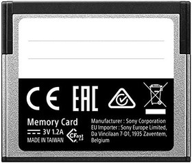 Resim Sony CAT-G64 Yüksek Performanslı Hafıza Kartı CFast G Seri 2.0, 64 GB 