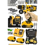 Resim Germany Çift Akülü 12 Köşe 360° Otomatik Hizalamalı Lazer Metre - Matkap - Sarı 