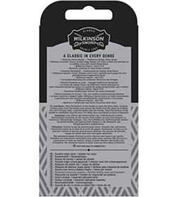 Resim Wilkinson Sword Klasik Yüksek Kaliteli Tıraş Rendesi, Tam Metalden 5 Çift Bıçak Ağzı Dahil - Özellikle Hassas Ve Hassas Bir Tıraş İçin 