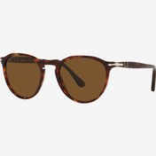 Resim PERSOL Acetate Unisex Koyu Kahverengi Güneş Gözlüğü 