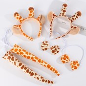 Resim 2'li/4'lü/6'lı/9'lu Paskalya Hayvan Bandı Zirafet Saç Tokası Kostüm Parti Aksesuarları 